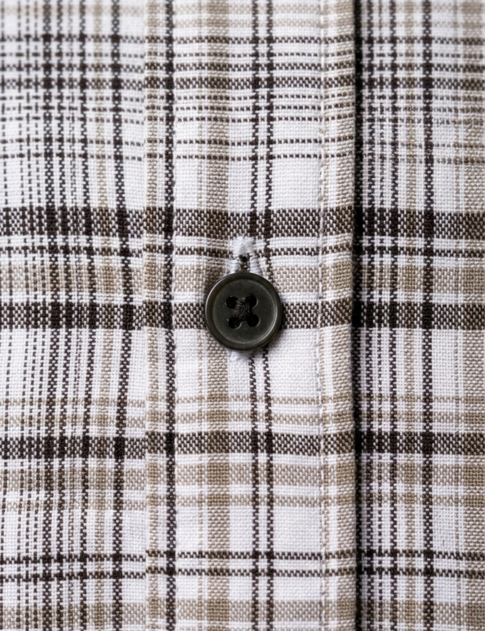 Premium Cotton Checked Shirt – Full Sleeve with Matching Buttons