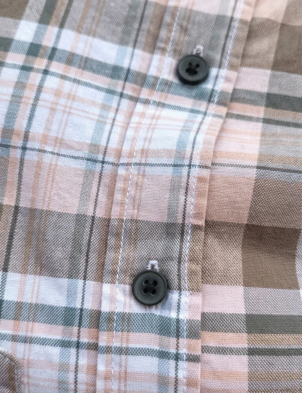 Premium Cotton Checked Shirt – Full Sleeve with Matching Buttons