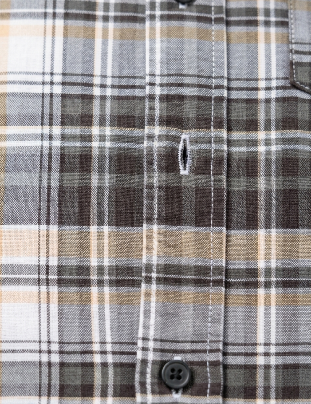 Premium Cotton Checked Shirt – Full Sleeve with Matching Buttons