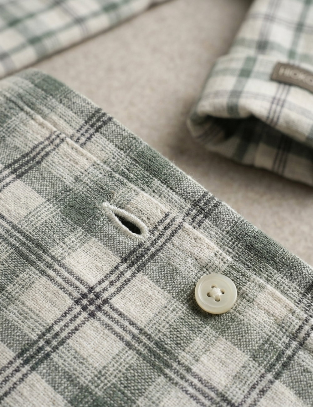 Premium Cotton Checked Shirt – Full Sleeve with Matching Buttons