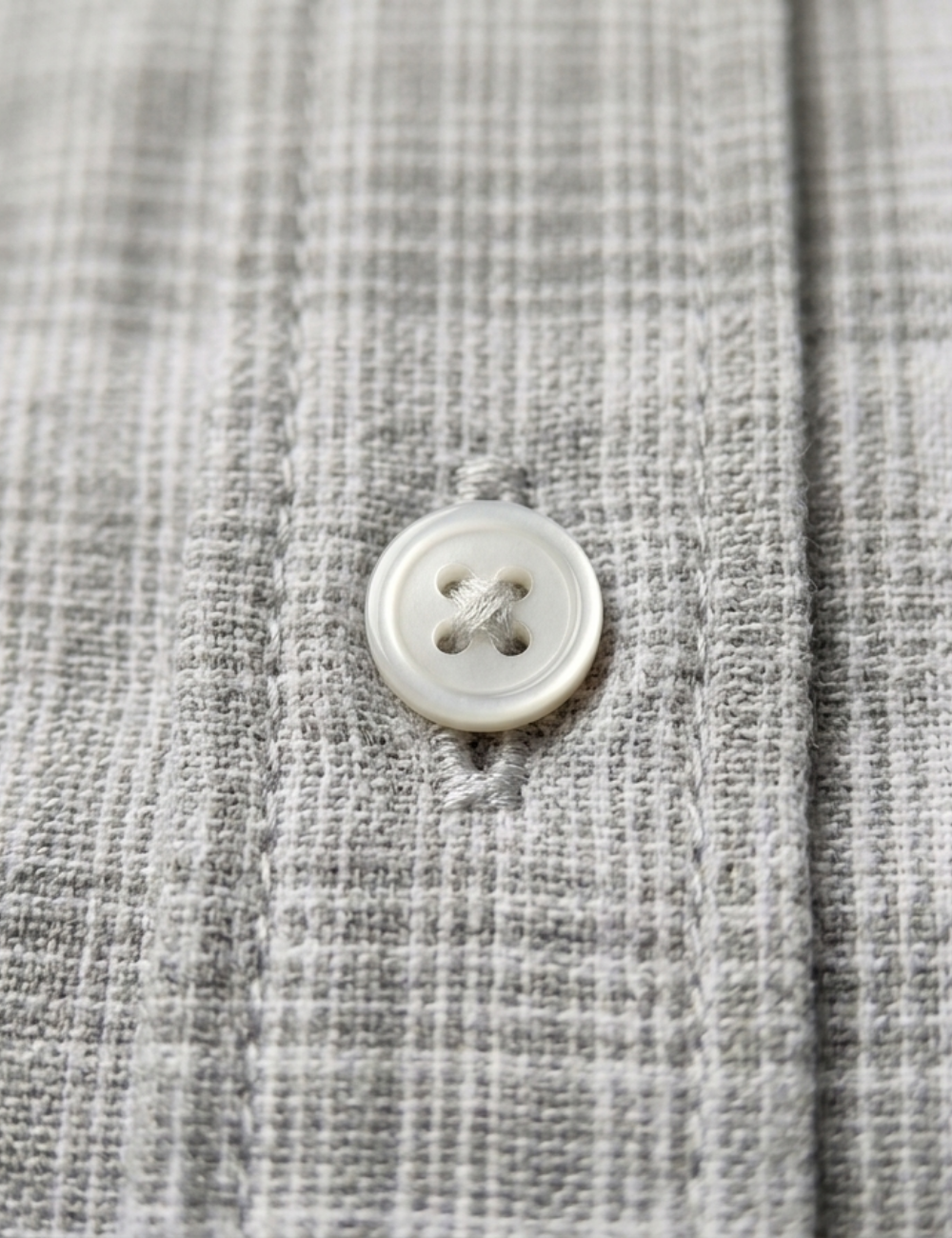 Premium Cotton Checked Shirt – Full Sleeve with Matching Buttons